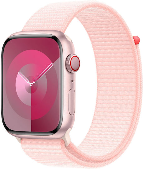 Apple Watch Series 9 Cellular Aluminium 45mm Waterproof with eSIM and Heart Rate Monitor (Midnight with Midnight Sport Band (S/M)) view 2