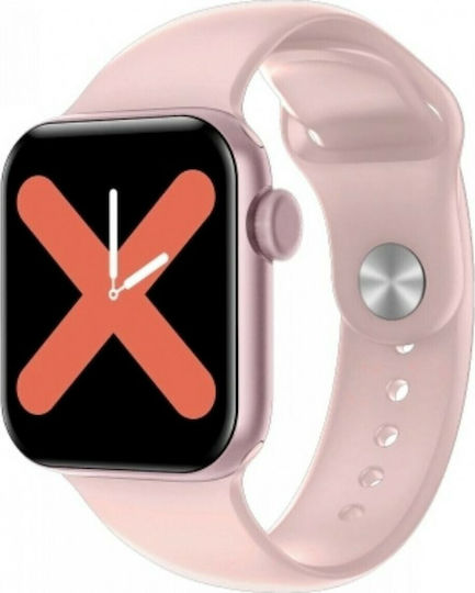 Kingwear V52 Aluminium Smartwatch with Heart Rate Monitor (Pink) view 1