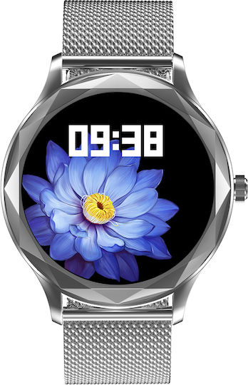 Pacific 27-1 50mm Smartwatch with Heart Rate Monitor (Silver) view 4