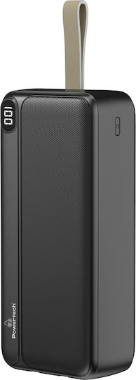 Powertech PT-1065 Power Bank 30000mAh 22.5W with USB-A Port and USB-C Port Power Delivery / Quick Charge 2.0 Black view 2