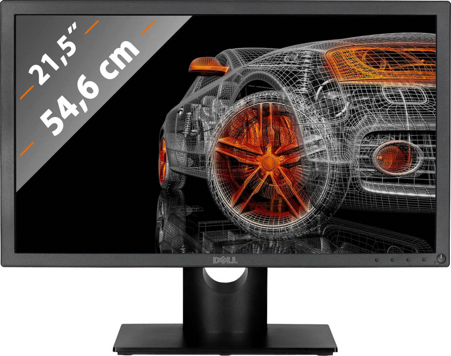 Dell E2220H TN Monitor 21.5" FHD 1920x1080 with Response Time 5ms GTG view 3
