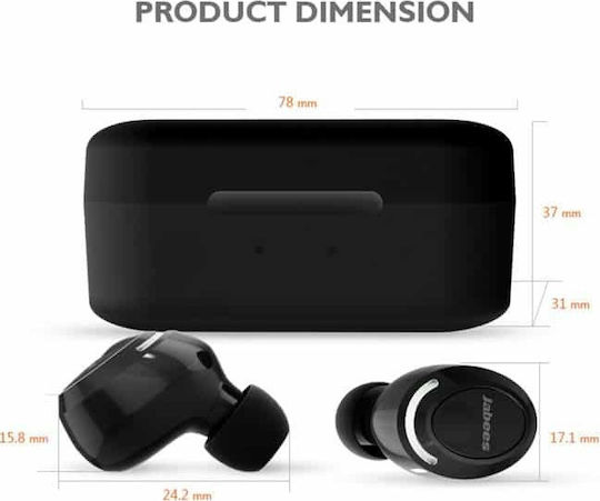 Jabees Firefly Pro In-ear Bluetooth Handsfree Earphones with Charging Case Black view 8