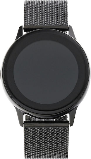 Marea B58008 39mm Smartwatch with Heart Rate Monitor (Black) view 2