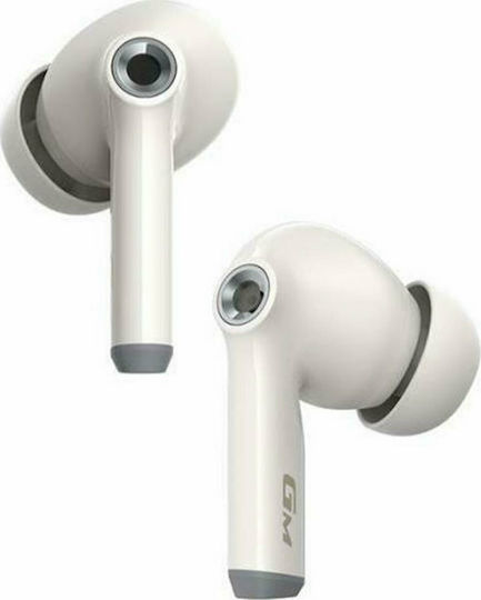 Edifier GM3 In-ear Bluetooth Handsfree Earphones with Sweat Resistance and Charging Case White view 1