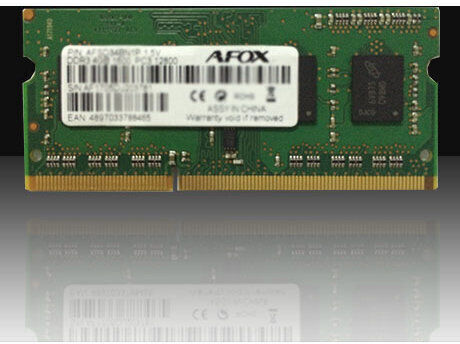 Afox DDR3 with 1x8GB Module and Speed 1600 for Laptop AFSD38BK1L vista 5