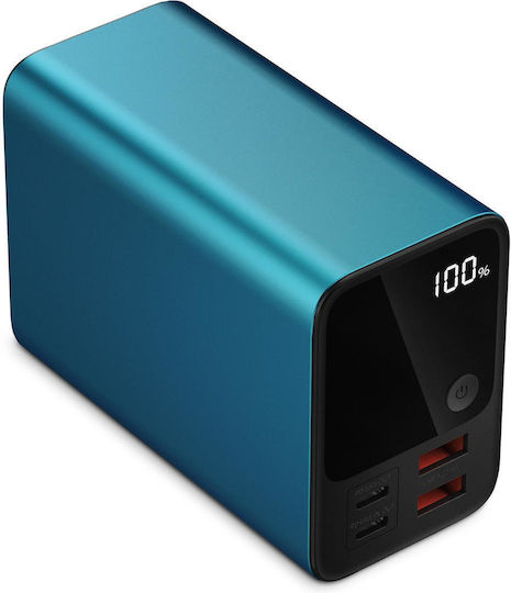 GoGEN Power Bank 27000mAh with 2 USB-A Output Ports and 2 USB-C Output Ports Blue vue 2
