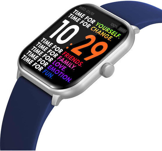 Ice Smart Silicone Strap Gift Set 38mm Smartwatch with Heart Rate Monitor (Black) vista 3