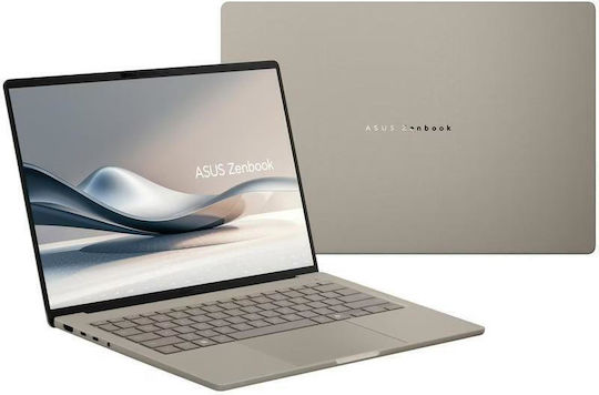 Asus Zenbook A14 UX3407RA-QD024X 14" OLED FHD+ 120Hz (Snapdragon-X Elite X1E-78-100/32GB/1TB SSD/W11 Pro) Zumaia Gray (US Keyboard) view 6