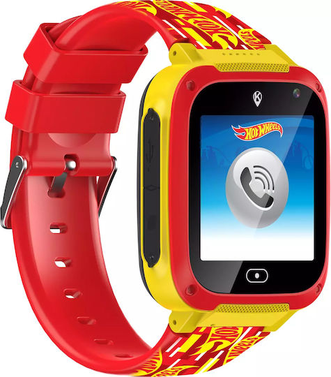KiDiZ Hot Wheels Smartwatch with SIM (Red) view 1