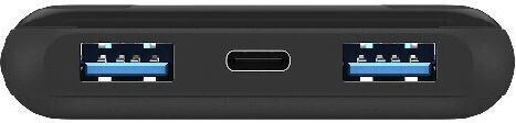 Energizer UE10052PQ Power Bank 10000mAh 18W with 2 USB-A Ports and USB-C Port Power Delivery / Quick Charge 3.0 Black view 3
