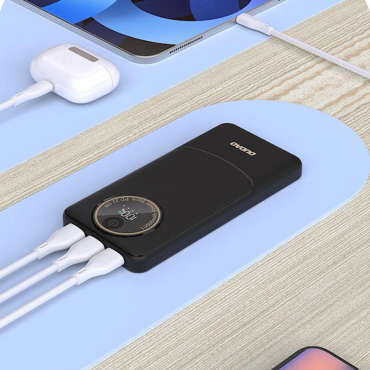 Dudao K12 Power Bank 10000mAh 22.5W with 2 USB-A Ports Power Delivery Black vue 4