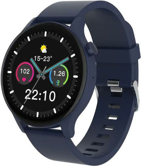 Denver SWC-338 Smartwatch with Heart Rate Monitor (Blue) view 1