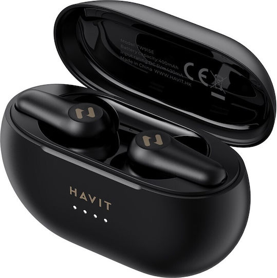Havit TW915E In-ear Bluetooth Handsfree Earphones with Charging Case Black view 3