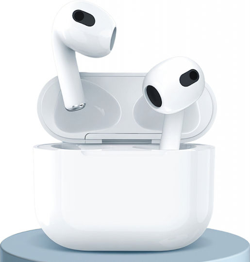 Pavareal P4 In-ear Bluetooth Handsfree Earphones with Charging Case White view 1