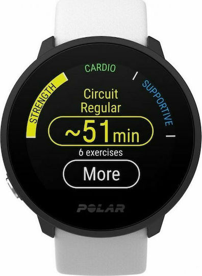 Polar Unite S-L Waterproof Smartwatch with Heart Rate Monitor (White) view 2