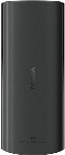 Nokia 105 (2024) Dual SIM Mobile with Buttons (Greek Menu) Charcoal view 4