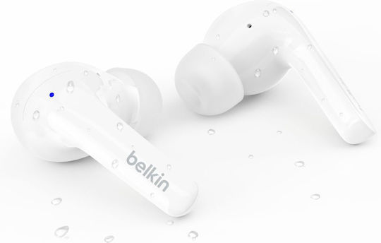 Belkin SoundForm Motion In-ear Bluetooth Handsfree Earphones with Sweat Resistance and Charging Case White view 7