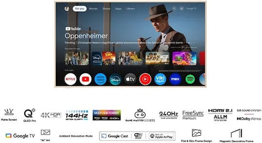 TCL Smart Television 75" 4K UHD LED 75A300W HDR (2024) view 2