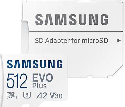 Samsung Evo Plus (2021) microSDXC 512GB Class 10 U3 V30 A2 UHS-I görünüm 4