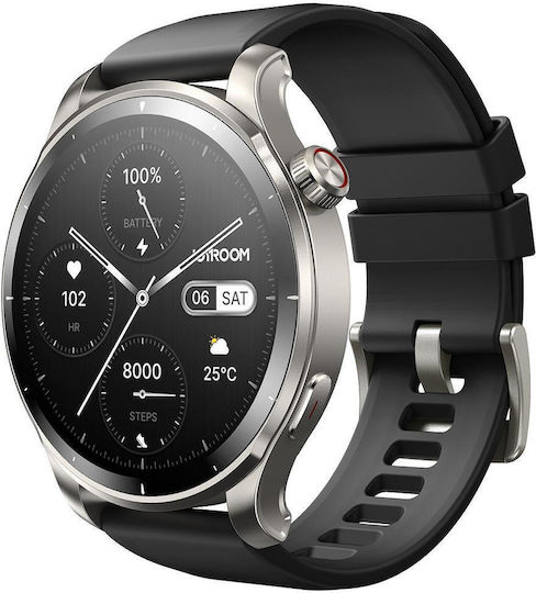 Joyroom Jr-fv1 Venture Series 1.43 Inch Bluetooth Call Smart Watch Supports Sleep Monitoring Blood Oxygen Detection Dark Grey view 1