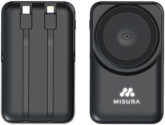 MISURA MH09 Power Bank 10000mAh 22.5W Power Delivery Black