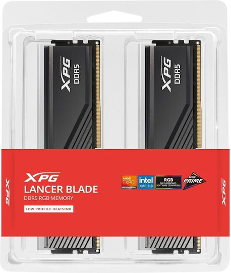 Adata Lancer Blade DDR5 48GB RAM With 2x24GB Modules And Speed 6000 For Desktop AX5U6000C3624G-DTLABRBK view 2