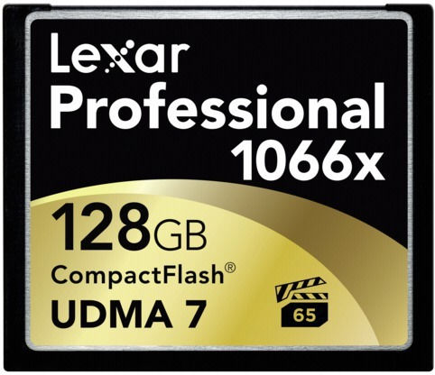 Lexar Professional CompactFlash 128GB view 1