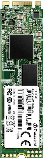 Transcend 830S SSD 512GB M.2 Type with SATA III Connection view 1