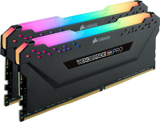 Corsair Vengeance RGB Pro DDR4 32GB RAM with 2x16GB Modules and Speed 3200 for Desktop CMW32GX4M2E3200C16