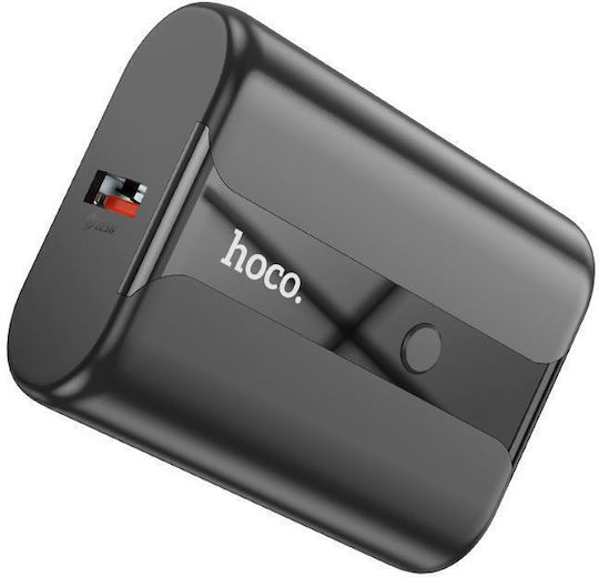 Hoco Q3 Pro Power Bank 10000mAh with USB-C Port Black view 2