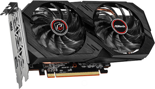 ASRock Radeon RX 6500 XT 4GB GDDR6 Phantom Gaming D OC Graphics Card view 2