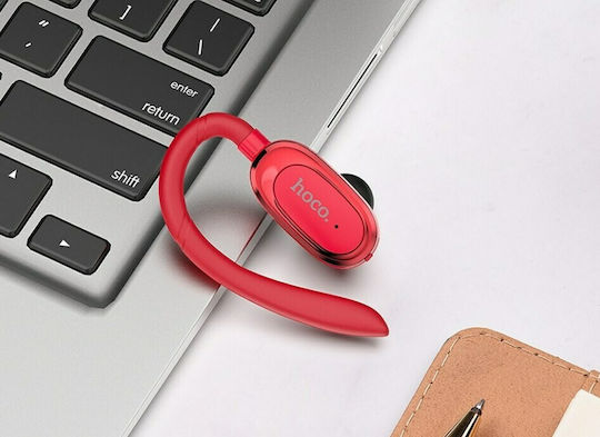 Hoco E26 Plus In-ear Bluetooth Handsfree Earphone Red view 4