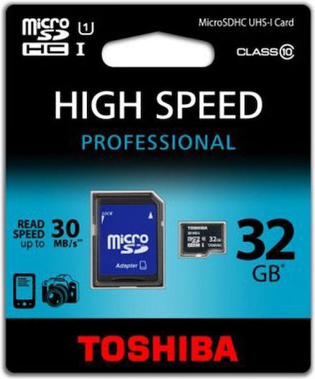 microSDHC 32GB Class 10 with Adapter