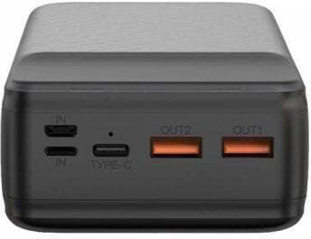 XO PR201 Power Bank 30000mAh 65W With 2 USB-A Output Ports And USB-C Output Port Power Delivery Quick Charge 2.0 Quick Charge 3.0 Black view 3