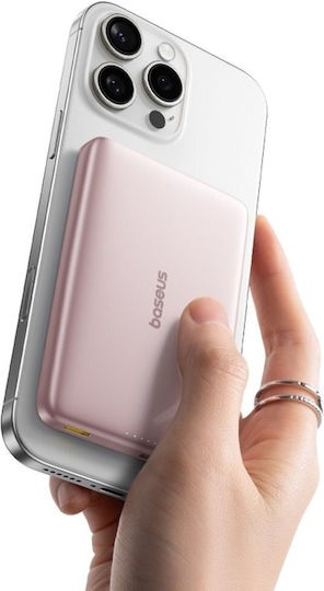 Baseus PicoGo AM41 Power Bank 10000mAh 27W with USB-C Power Delivery Port Pink view 4