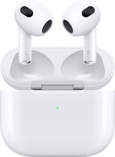Optiva Airbuds 3 Bluetooth Handsfree Earphones with Sweat Resistance and Charging Case White