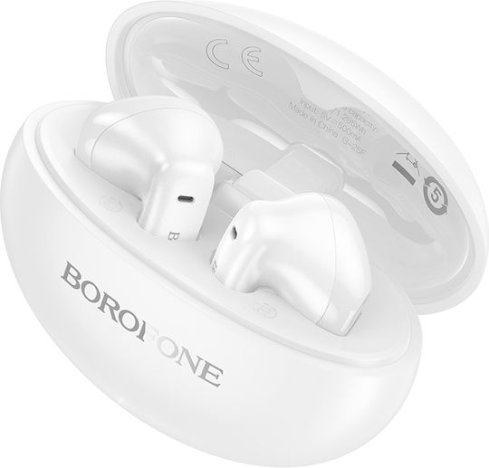 Borofone FQ12 Earbud Bluetooth Handsfree Earphones with Charging Case White view 4