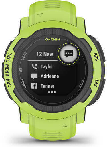 Garmin Instinct 2 45mm Waterproof Smartwatch with Heart Rate Monitor (Electric Lime) view 9
