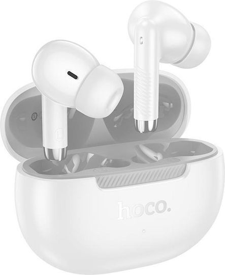 Hoco EQ24 In-ear Bluetooth Handsfree Earphones with Charging Case White view 1