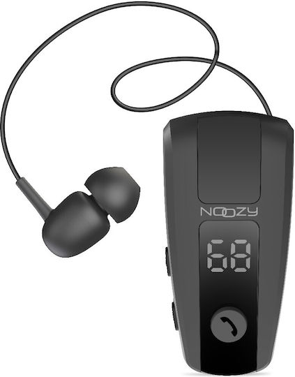 Noozy Roller BH69 In-ear Bluetooth Handsfree Earphone Lapel Black view 1