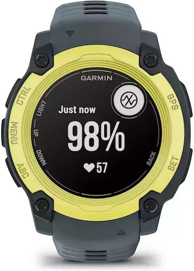 Garmin Instinct E 40mm Waterproof Smartwatch with Heart Rate Monitor (Electric Lime with Twilight Band) view 9