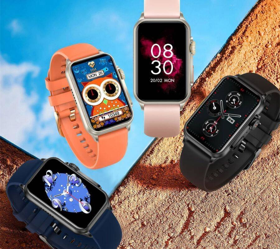 Rubicon Rncf06 Smartwatch Navy Blue vy 6