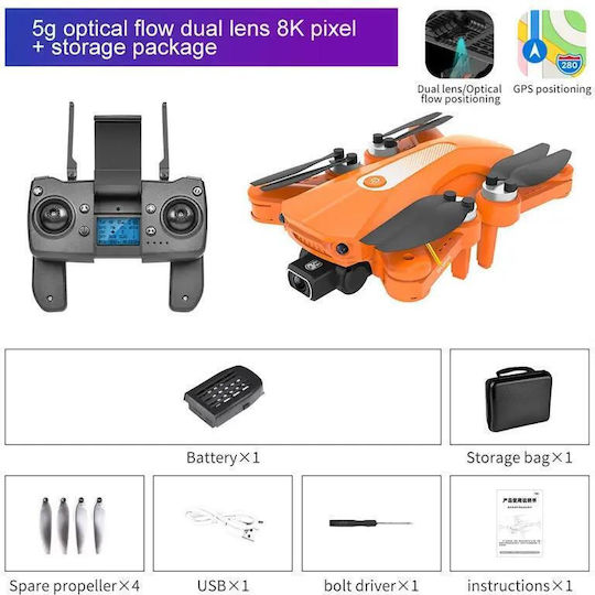 SLX K80 Pro Drone 5G with 4K Camera and Controller view 2