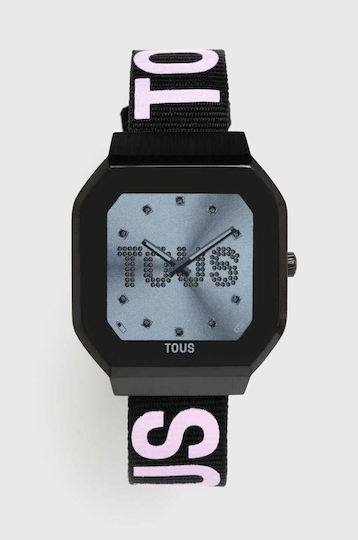 Tous B-Connect Smartwatch with Heart Rate Monitor (Nylon Strap And Lilac Silicone Strap) view 1