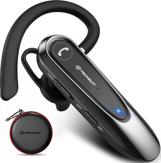 Techsuit CB2 In-ear Bluetooth Handsfree Earphone Black view 1