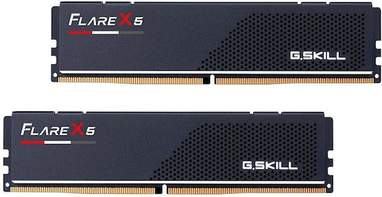 G.Skill Flare X5 DDR5 64GB RAM with 2x32GB Modules and Speed 6000 for Desktop F5-6000J3040G32GX2-FX5 view 2