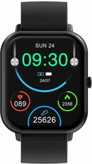 DCU Smartwatch with Heart Rate Monitor (Black)