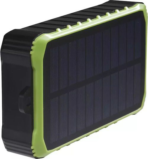 Denver PSO-10012 Solar Power Bank 10000mAh with 2 USB-A Ports Green view 4