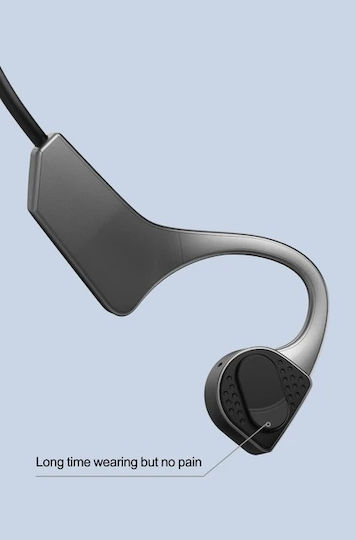 F806 Bone Conduction Bluetooth Handsfree Earphones Blue view 5