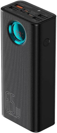 Baseus Amblight Power Bank 26800mAh 65W with 4 USB-A Ports and 3 USB-C Ports Black